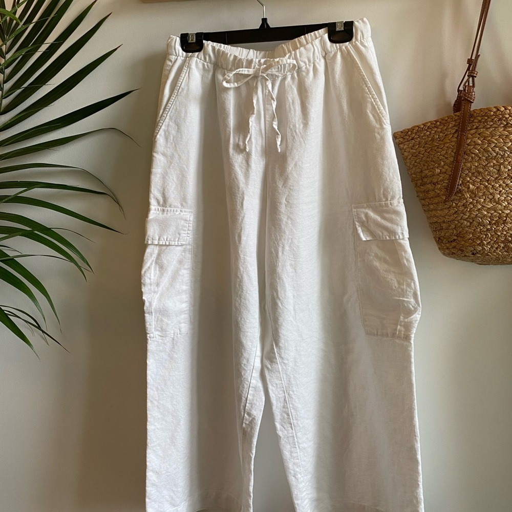 Linen and cotton pants